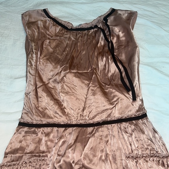 Philosophy Di Alberta Ferretti Silk Mini Dress Pink 6 - Picture 3 of 6